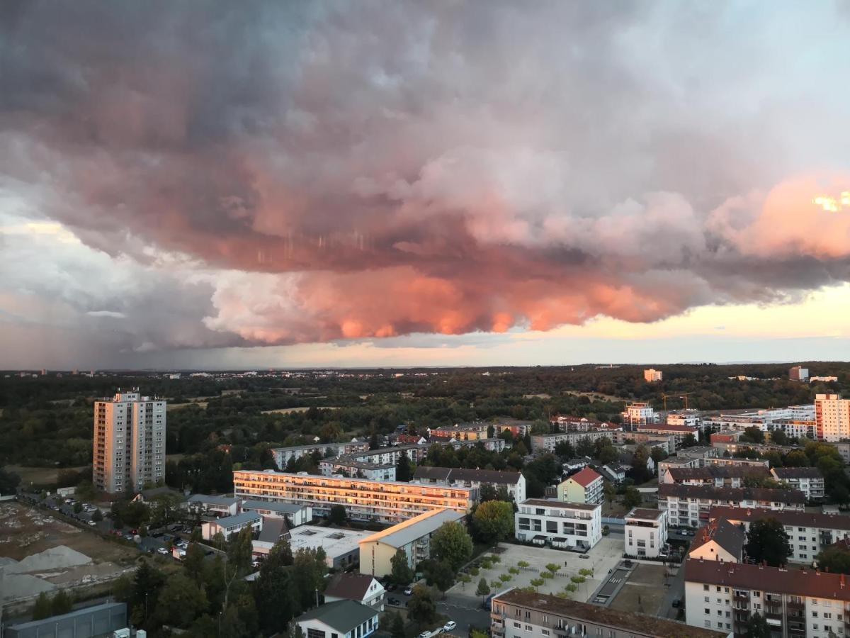 Apartmán Skyline-Aussicht Und Fantastische Sonnenuntergaenge Langen  Exteriér fotografie